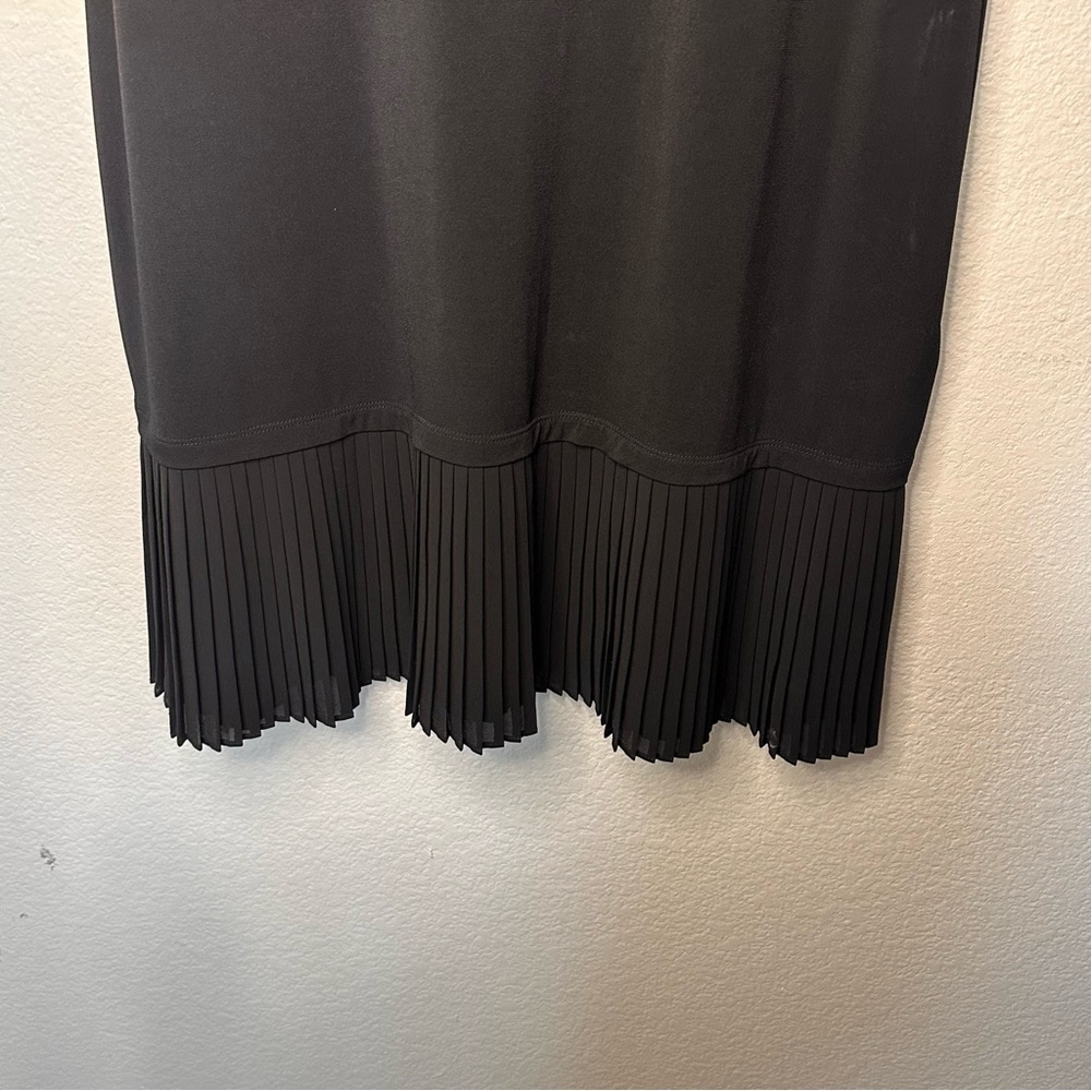 Michael Kors Black Dress with Pleated Hem. Size XL. Like New - Picture 3 of 7